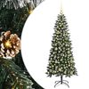 vidaXL Gervi j&oacute;latr&eacute; me&eth; 150 LED Gr&aelig;nn 150 cm PVC, plast og st&aacute;l