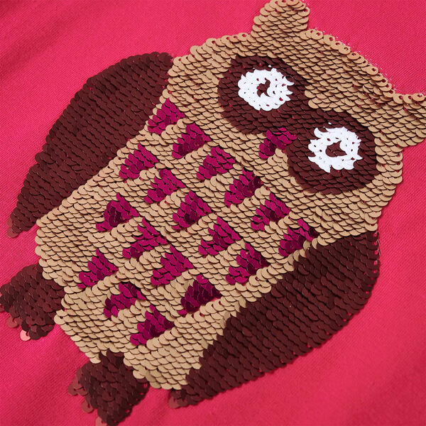 Barnabolur me&eth; S&iacute;&eth;um Ermum Sk&aelig;rbleikur 128