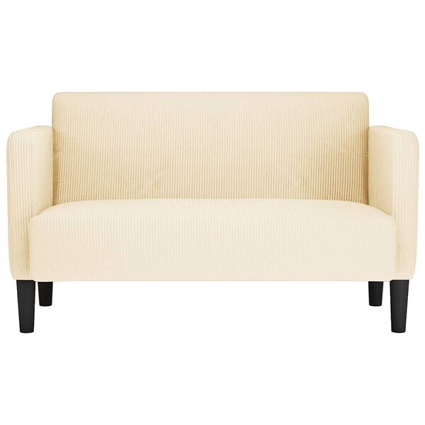 vidaXL Loveseat S&oacute;fi Rj&oacute;mahv&iacute;tur 109 cm corduroy efni