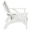 vidaXL Garden Adirondack st&oacute;lar 2 stk Hv&iacute;tir 75x77x77 cm
