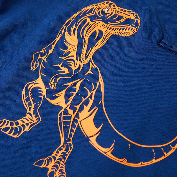 Krakkastuttermabolur Dökkblár 140