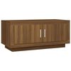 vidaXL S&oacute;fabor&eth; Br&uacute;nn Eikarlitur 102x50x45 cm Samsettur Vi&eth;ur
