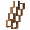 vidaXL Wall Cube Hilla Old Wood 90x15x119,5 cm Engineered Wood