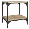 vidaXL Sj&oacute;nvarpssk&aacute;pur Sonoma Eik 40x33x41 cm Samsettur Vi&eth;ur St&aacute;l