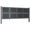 vidaXL Gar&eth;hli&eth; &uacute;r St&aacute;li 350x125 cm antras&iacute;t
