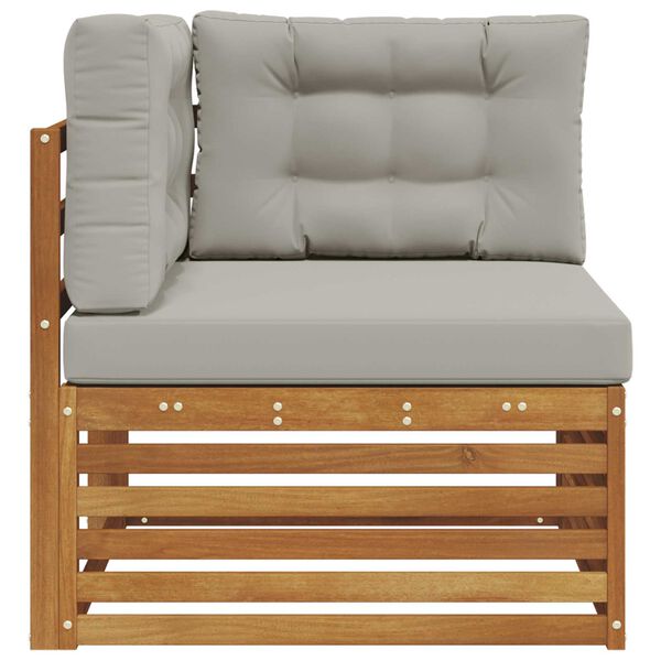 vidaXL &Uacute;ti Hornsofa Hrein akas&iacute;utr&eacute; N&aacute;tt&uacute;rulegur