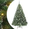 vidaXL Gervi j&oacute;latr&eacute; me&eth; 300 LED me&eth; standi Gr&aelig;nn 210 cm PE og PVC
