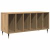 vidaXL Pl&ouml;tusk&aacute;pur handverkseik 100 x 38 x 48 cm Samsettur vi&eth;ur