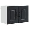 vidaXL Eldh&uacute;s sk&aacute;pur Kalmar Svartur 60 x 31 x 40 cm Samsettur vi&eth;ur