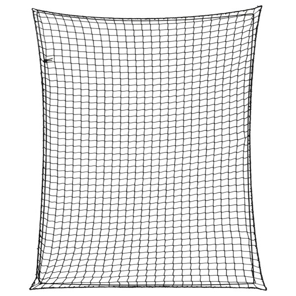 vidaXL Kerrunet með Teygjanlegu Reipi Svart 3x2,5 m PP