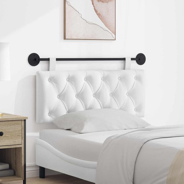 vidaXL Hengisk&aacute;li Vegghengt Hv&iacute;t 110 x 55 x 7 cm d&uacute;kur