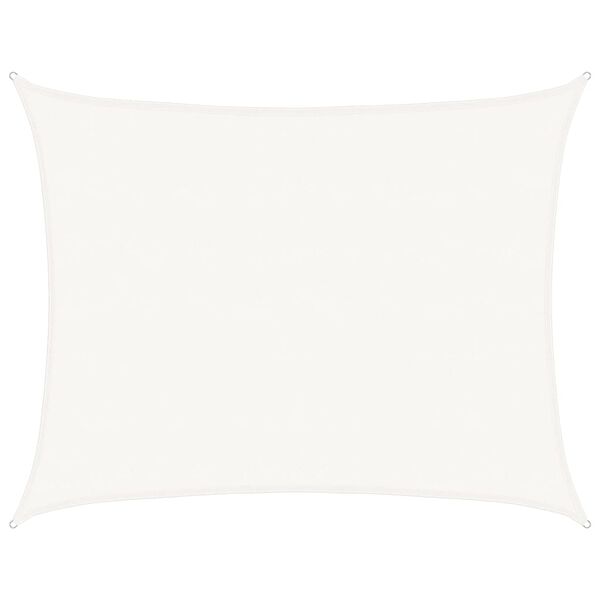 vidaXL S&oacute;lskyggni Segl 160 g/m&sup2; Hv&iacute;tt 6x8 m HDPE