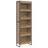 vidaXL B&oacute;kask&aacute;pur 2 pcs Listama&eth;ur Eik 60 x 30 x 189,5 cm