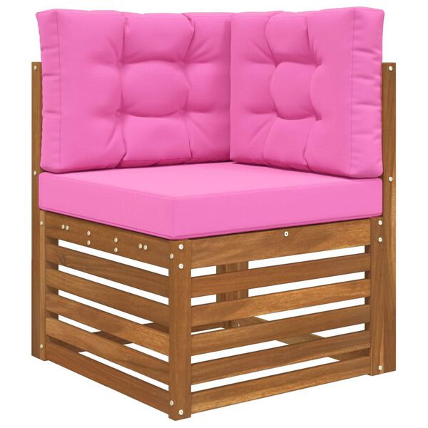 vidaXL Utandyriss&oacute;fap&uacute;&eth;i 3 pcs Bleikur P&oacute;l&yacute;ester