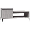 vidaXL S&oacute;fabor&eth; Gr&aacute;tt Sonoma 100x50x45 Samsettur Vi&eth;ur