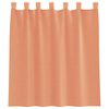 vidaXL Voile Gardínur með lykkjum 2 stk Terracotta 140x140 cm