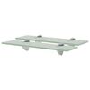 vidaXL Flj&oacute;tandi Glerhillur 2 stk. 40x10 cm 8 mm