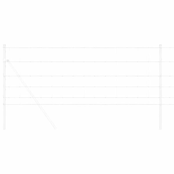 vidaXL T&uacute;nagir&eth;ing Silfur 25 x 0,8 m Sinkh&uacute;&eth;a&eth; st&aacute;l