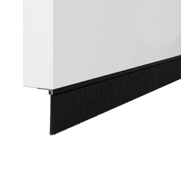 vidaXL Skruv-&aacute; hur&eth;arbjalla&thorn;&eacute;ttingar 6 pcs Svartur 100 cm &Aacute;lblenda