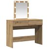 vidaXL F&ouml;tubor&eth; Artisan Eik 100 x 40 x 130 cm Samsettur vi&eth;ur