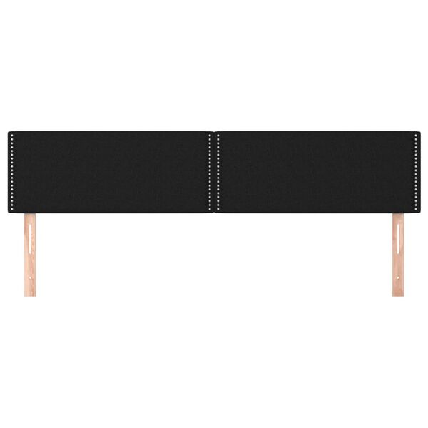 vidaXL H&ouml;fu&eth;gaflar Svart 180x5x78/88 cm Efni