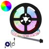vidaXL LED strimill 2 pcs Svartur og gegnheill 1300 mm Kopar og plast