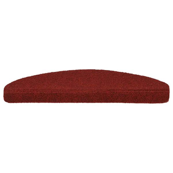 vidaXL Stigamottur sj&aacute;lfl&iacute;mandi 5 stk 65x21x4 cm Bordeauxrau&eth; h&aacute;lfhringlaga st&oacute;r