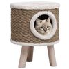 vidaXL Kattarh&uacute;s me&eth; Vi&eth;arf&oacute;tum 41 cm Sj&aacute;vargr&ouml;s