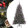 vidaXL Gervi j&oacute;latr&eacute; me&eth; 150 LED Gr&aelig;nn 150 cm PVC, plast og st&aacute;l