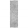 vidaXL Bókaskápur Steypugrár 98x29x97,5 cm Samsettur Viður