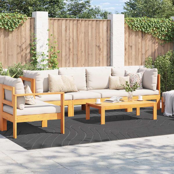 vidaXL Sv&aelig;&eth;isteppi PALMERAS Antras&iacute;t 340 x 240 cm P&oacute;l&yacute;ester