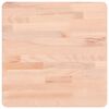 vidaXL Bor&eth;plata 40x40x2,5 cm Ferningur Gegnheilt Beyki