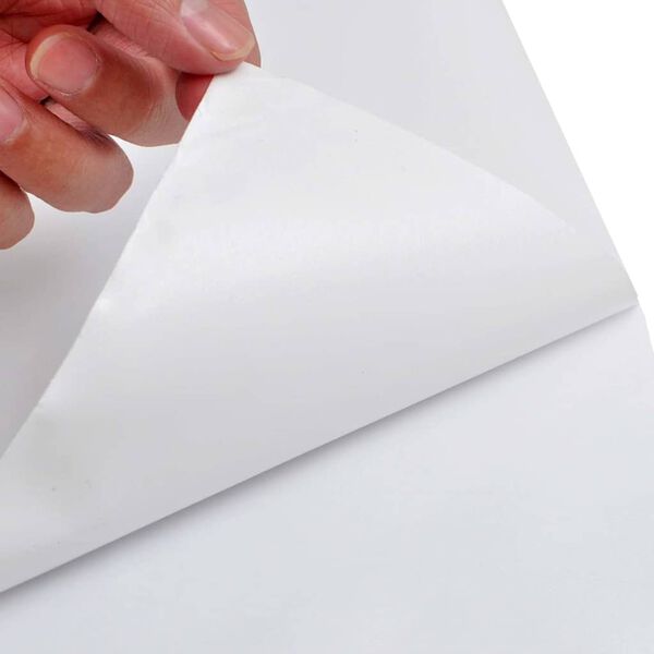 vidaXL B&iacute;lafilmur 2 stk. Mattur Hv&iacute;tur 100x150 cm + 50x150 cm