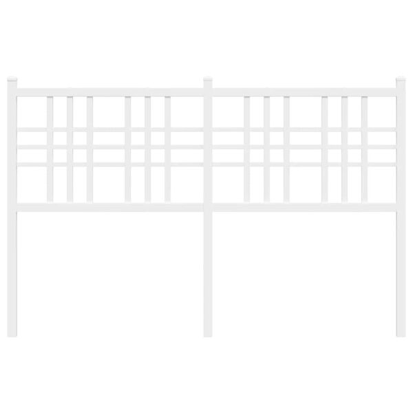 vidaXL Skiptanlegt R&uacute;mgafl &uacute;r M&aacute;lmi Hv&iacute;tur 120 cm