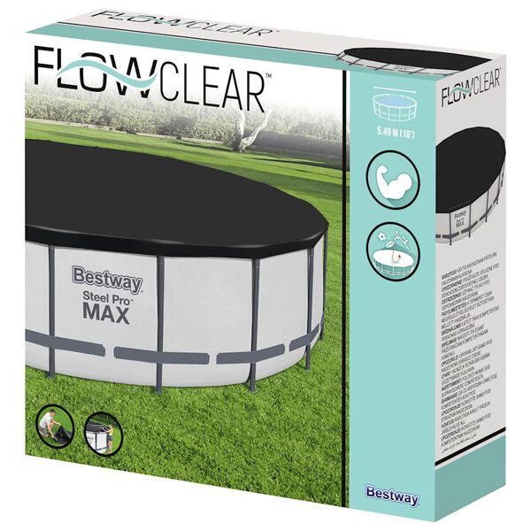 Bestway Flowclear Fast Set Yfirbrei&eth;sla fyrir Sundlaug 555 cm