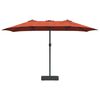 vidaXL Gar&eth;skygni terracotta 385 x 209 x 244 cm P&oacute;l&yacute;ester
