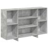 vidaXL Skenkur Steypugr&aacute;r 120x30x75 cm Samsettur Vi&eth;ur