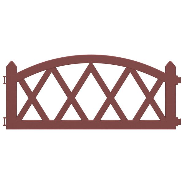 vidaXL Be&eth;kantar 17 stk. Rau&eth;ir 10 m PP