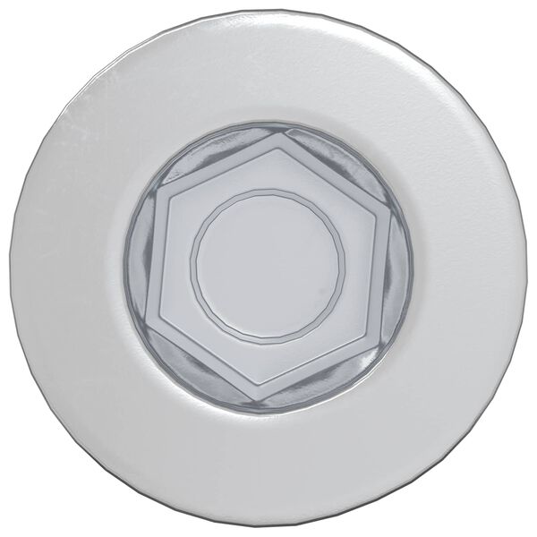 vidaXL H&ouml;fu&eth;k&aacute;puskru&eth;ur 2 pcs Silfur M7 x 40 mm St&aacute;l