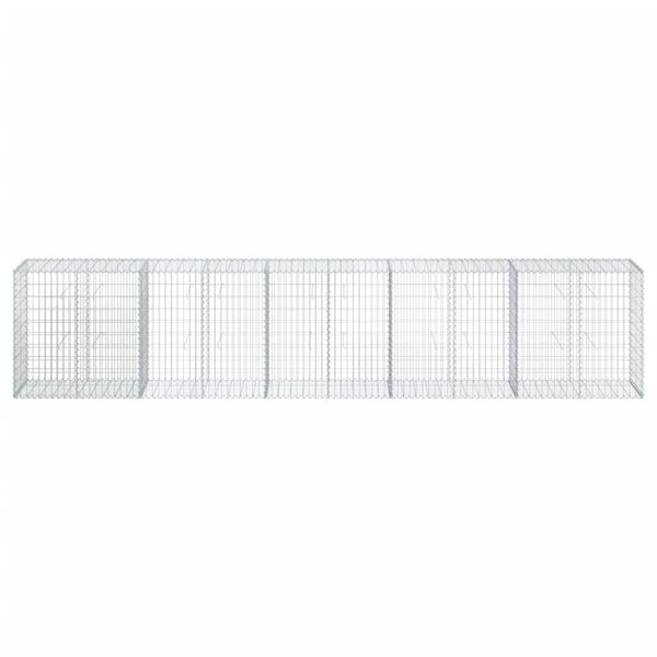 vidaXL Steinakassi me&eth; Loki 500x50x100 cm Sinkh&uacute;&eth;a&eth; J&aacute;rn