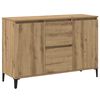 vidaXL Skenkur Listamannseik 102x35x70 cm Samsettur Vi&eth;ur