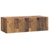 vidaXL Veggfestur sj&oacute;nvarpssk&aacute;pur Gamall vi&eth;ur 99 x 41 x 30 cm