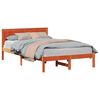 vidaXL Ramsv&iacute;k Br&uacute;nn 135 x 190 cm Gegnheil fura