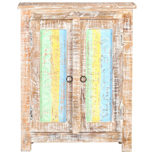 vidaXL Skenkur 61x35x76 cm Grófur Akasíuviður