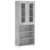 vidaXL H&aacute;r Sk&aacute;pur Steypugr&aacute;r 69,5x34x180 cm Samsettur Vi&eth;ur