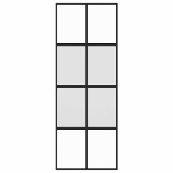 vidaXL Rennihur&eth; Sv&ouml;rt 76x205 cm Hert Gler og &Aacute;l