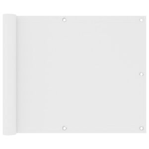 vidaXL Svalaskilr&uacute;m Hv&iacute;tt 75x300 cm Oxfordd&uacute;kur