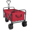 vidaXL Samanbrj&oacute;tanlegur handvagn Rau&eth;ur 89 x 62 x 96 cm