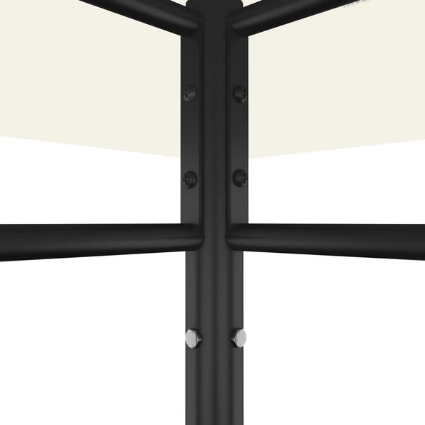 vidaXL Garðtjald 3x3x2,7 m Rjómahvítt 180 g/m²