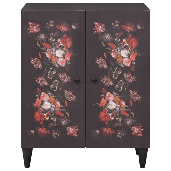 vidaXL Geymsk&aacute;pur Marglitur 60 x 33.4 x 75.1 cm Hart mang&oacute;tr&eacute;